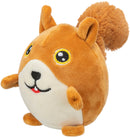 36020 Squirrel, round, plush, 13 cm