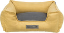 37562 Talis bed square, 100 X 70 cm, yellow/dark grey