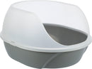40220 Simao cat litter tray, high rim, 48 x 30 x 58 cm, grey