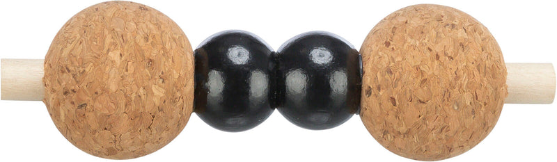 41137 CityStyle dumbbell, cork/wood,  3 x 10 cm