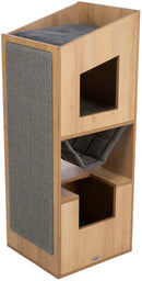 44725 CityStyle cat tower, 105 cm, brown/grey
