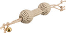 45663 Dumbbell cardboard/hemp, 20 cm