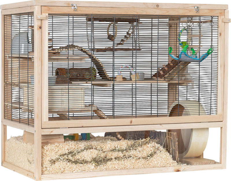 62482 Rodent home, mice, wood, 100 x 80 x 50 cm