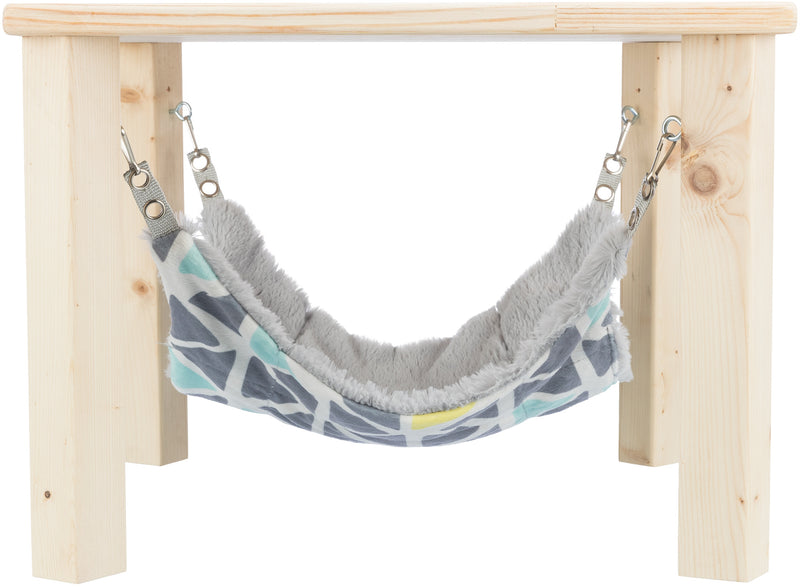 62807 Sunny shelter/platform with hammock, 37 X 29 X 37 cm, multi coloured//grey