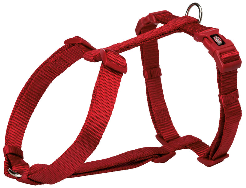 203503 Premium H-harness, L-XL: 75-120 cm/25 mm, red