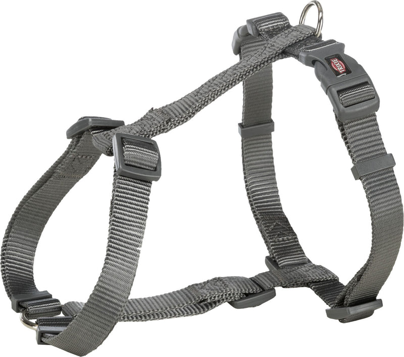 203516 Premium H-harness, L-XL: 75-120 cm/25 mm, graphite