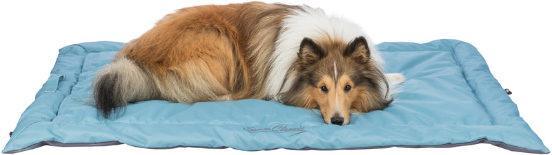 28265 Samoa Classic travel blanket, 85 X 70 cm, ice blue/grey