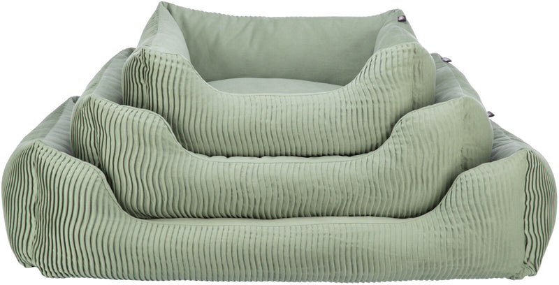 37692 Marley bed, square, 100 x 70 cm, sage