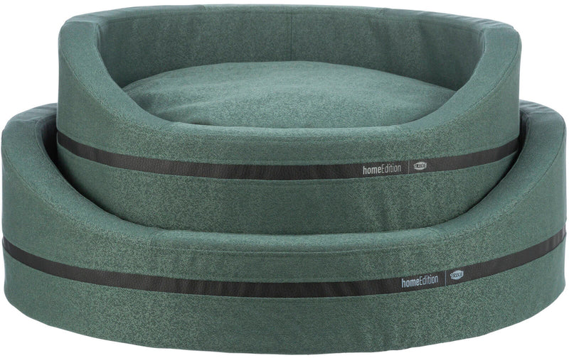 37733 CityStyle bed, oval, 80 x 65 cm, dark green