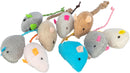 41110 Mouse, plush, catnip, 5 cm