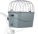 13096 Front bicycle basket plastic, 42 X 39 X 30 cm, grey